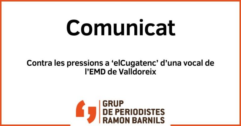 Contra les pressions a ‘elCugatenc’ d’una vocal de l’EMD de Valldoreix